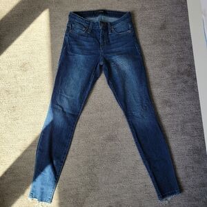 Joe's Jeans Frayed Hem Skinny Ankle Jeans Size 24